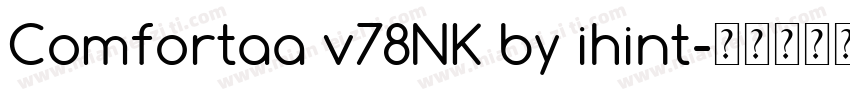 Comfortaa v78NK by ihint字体转换